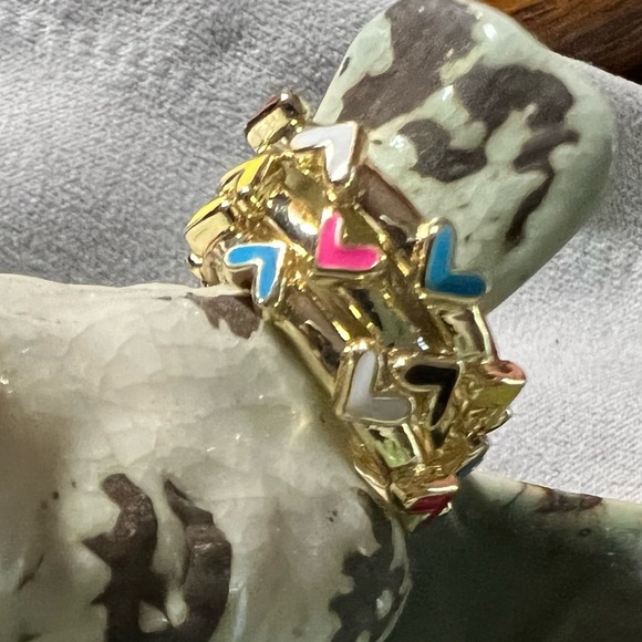 Kendra Scott Jewelry New Kendra Scott Haven Heart Gold Ring Set